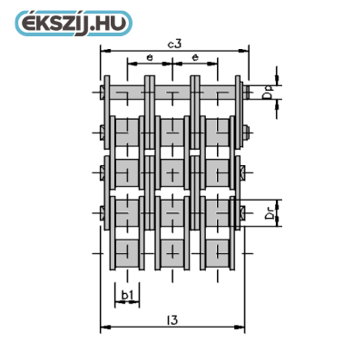 Tekercs nikkelezett görgősláncok 5