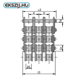 Tekercs nikkelezett görgősláncok 5