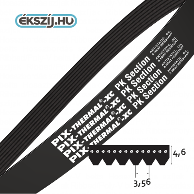 Profil PK hosszbordás szíj 2