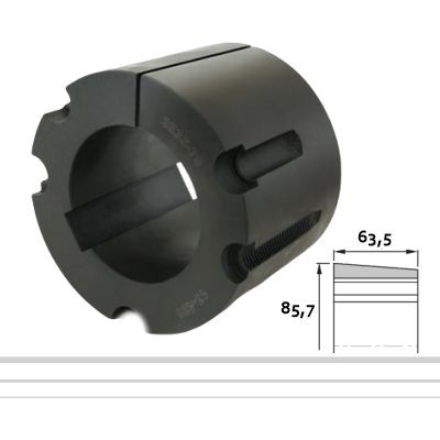 TB2525 kúpos szorító 2525-40%MPU 1